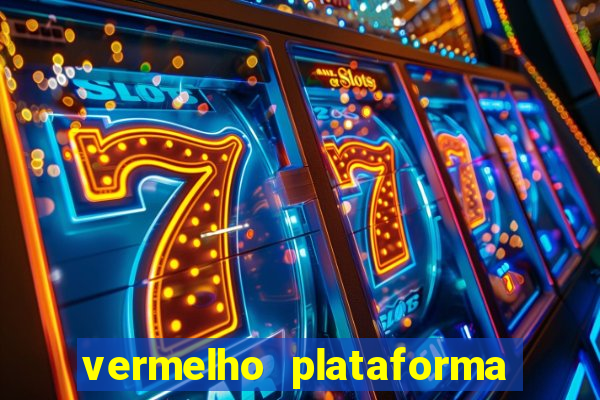 vermelho plataforma de jogos